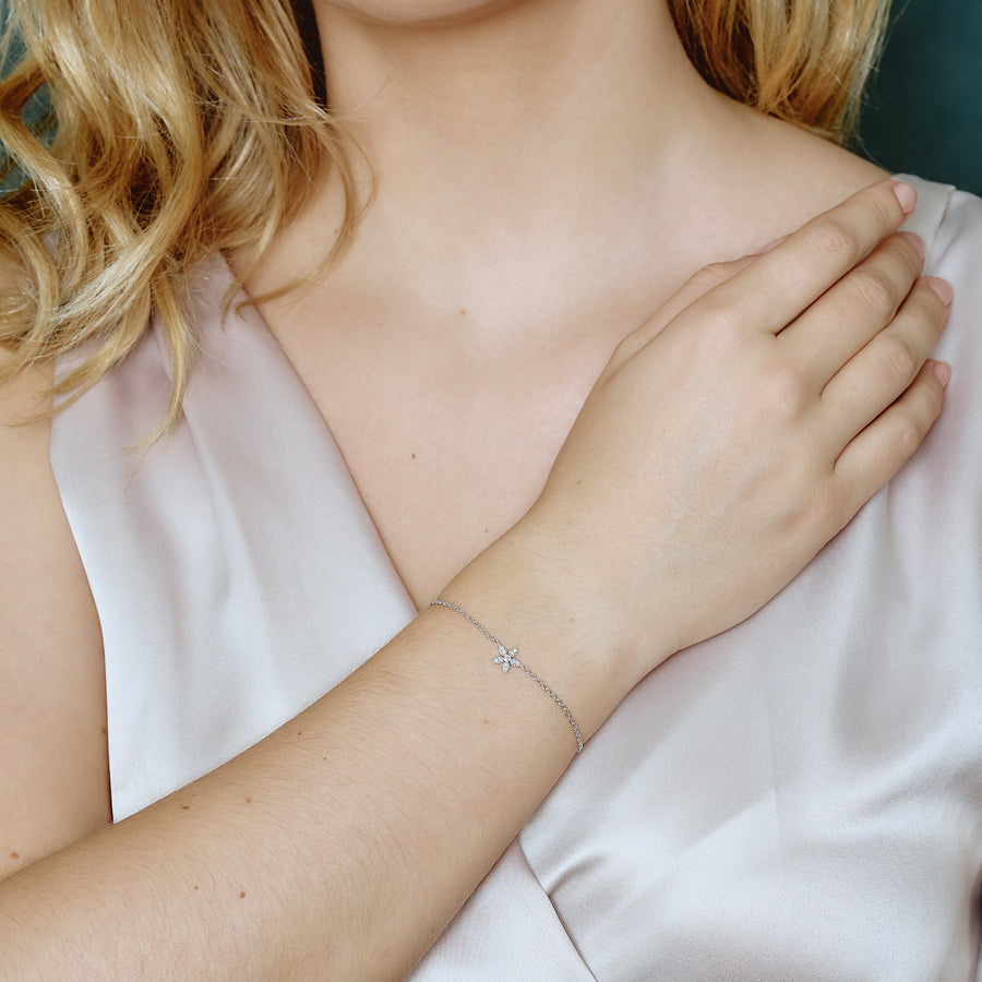 Fine Forget-Me-Not diamant armband